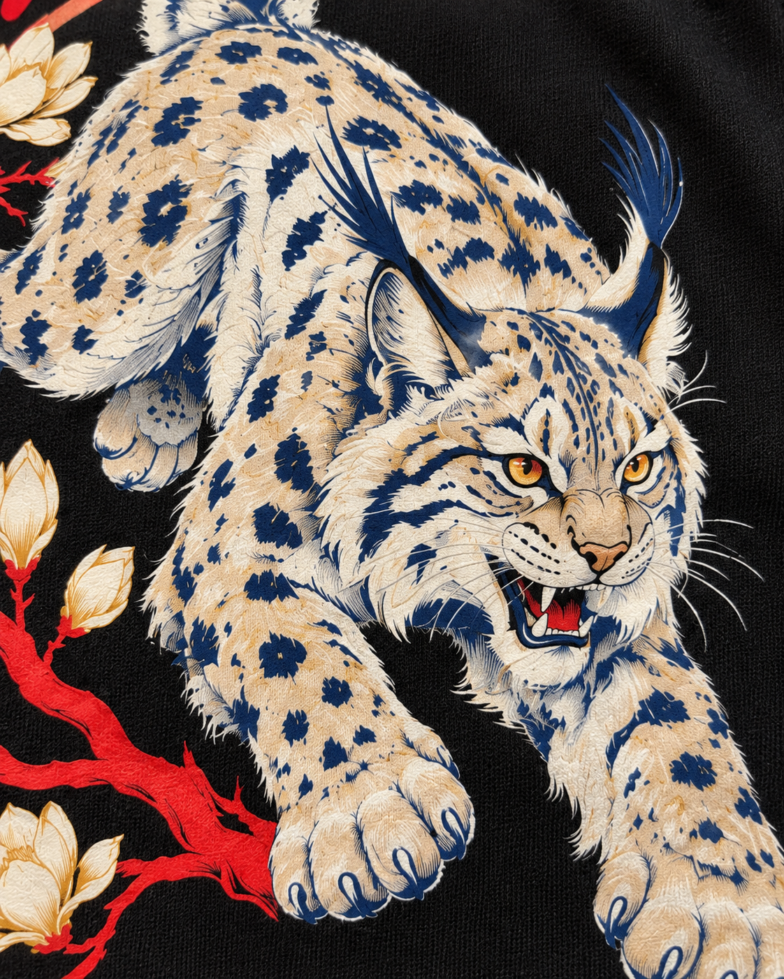 Untamed Lynx Oversized Tee