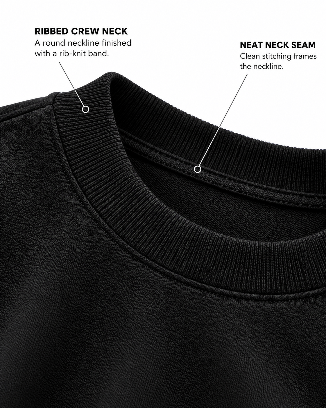 Three Oversized Sweatshirts