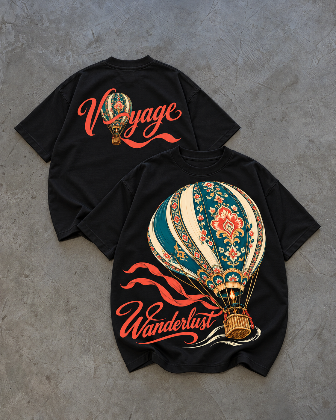Voyage Air Balloon Oversized Tee