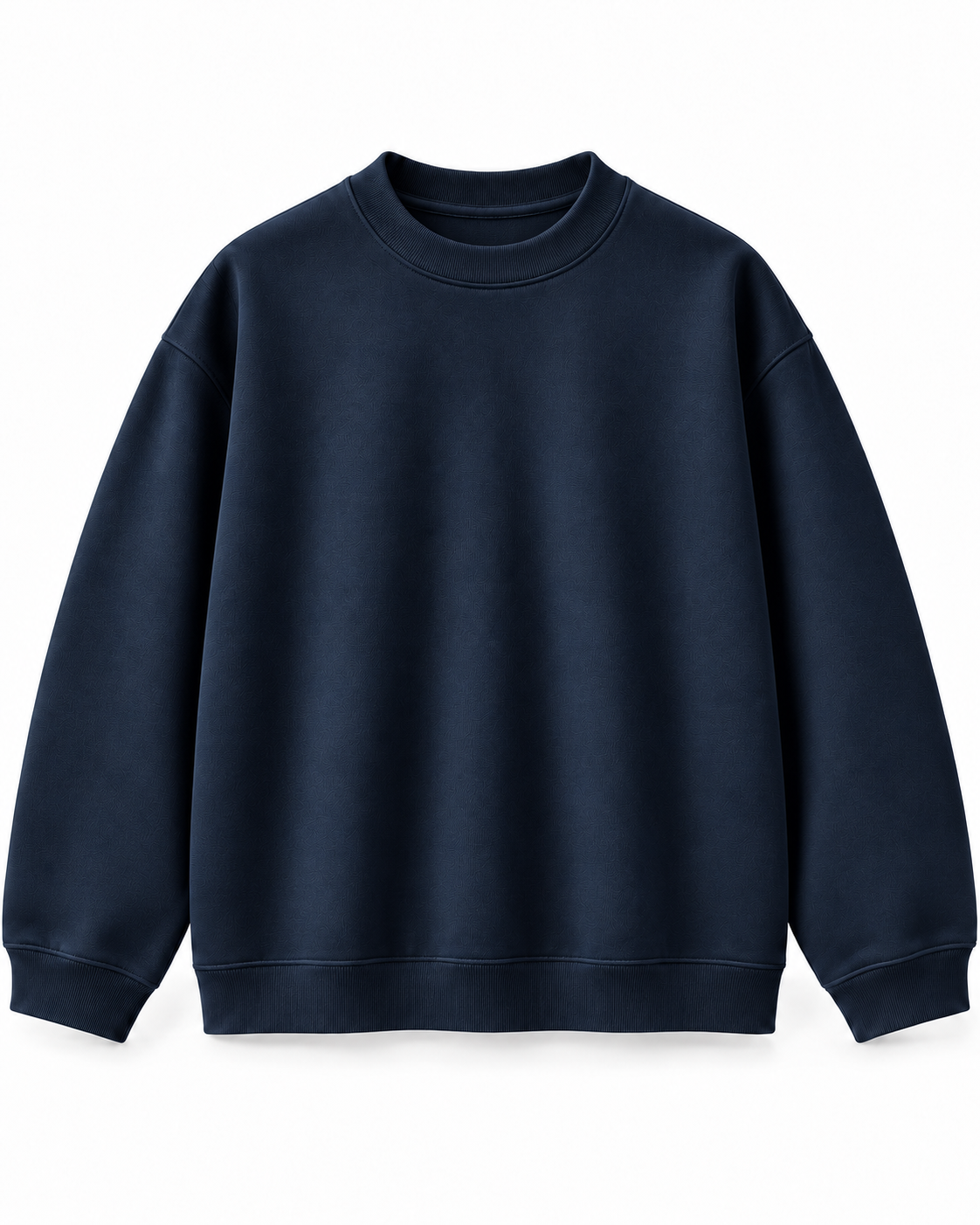 Navy Oversized Crewneck Sweatshirt