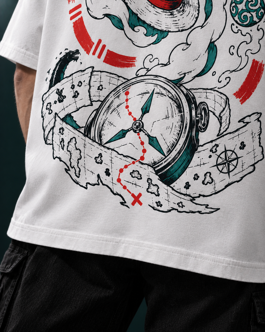 Luffy Straw-Hat Oversized Tee