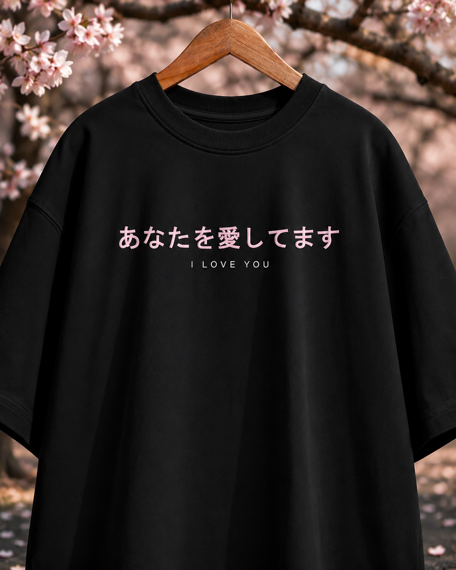 Sakura Bloom Premium Oversized Tee