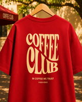 Coffee Club Premium Oversized Tee 1