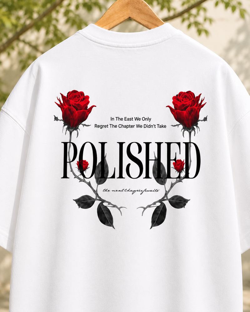 Polished Rose Premium Oversized Tee