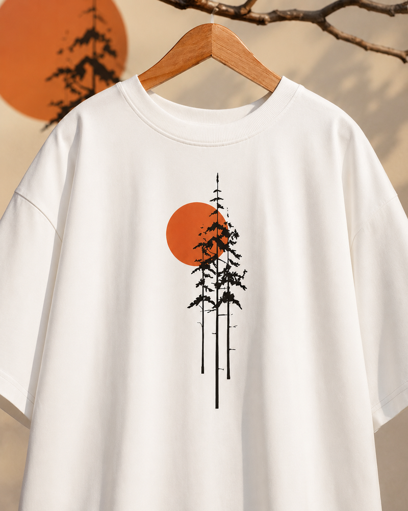 Solitude Pines Premium Oversized Tee