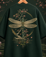 Golden Dragonfly Premium Oversized Tee 1