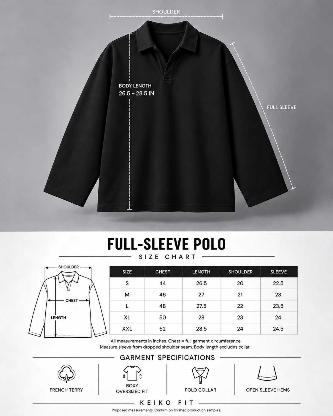 Chocolate Full-Sleeve Polo