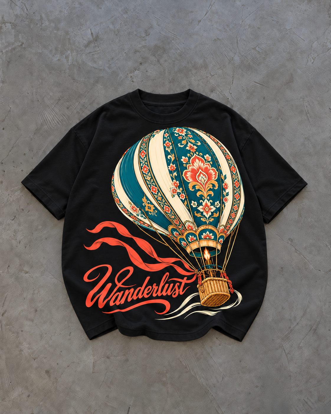 Voyage Air Balloon Oversized Tee