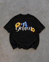 Royal blue Sunflower Oversized Tee 4