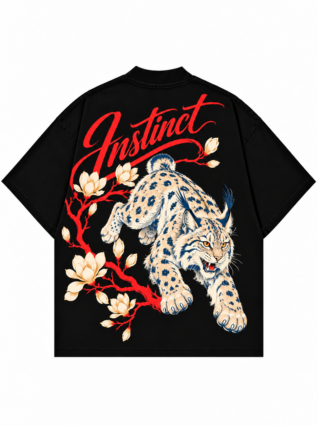 Untamed Lynx Oversized Tee