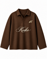 Chocolate Full-Sleeve Polo 1