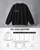 Black Oversized Crewneck Sweatshirt 3