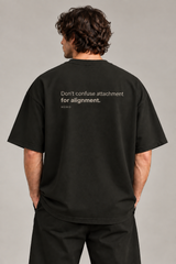 Alignment Dark Olive Premium Oversized T-Shirt 2