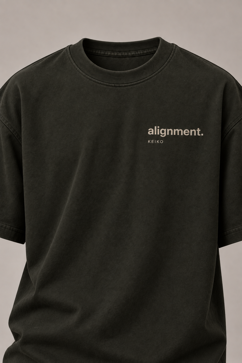 Alignment Dark Olive Premium Oversized T-Shirt