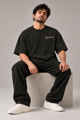 Alignment Dark Olive Premium Oversized T-Shirt 4
