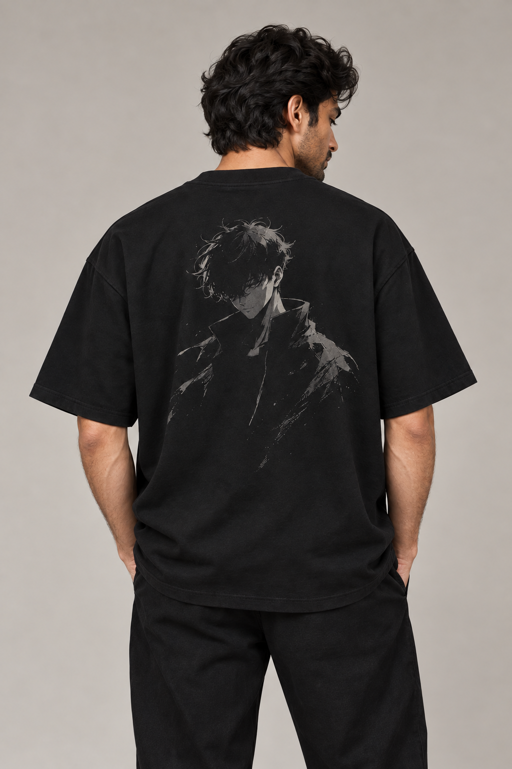 Arise Black Premium Oversized T-Shirt