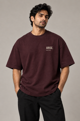 Arise Oxblood Premium Oversized T-Shirt 1