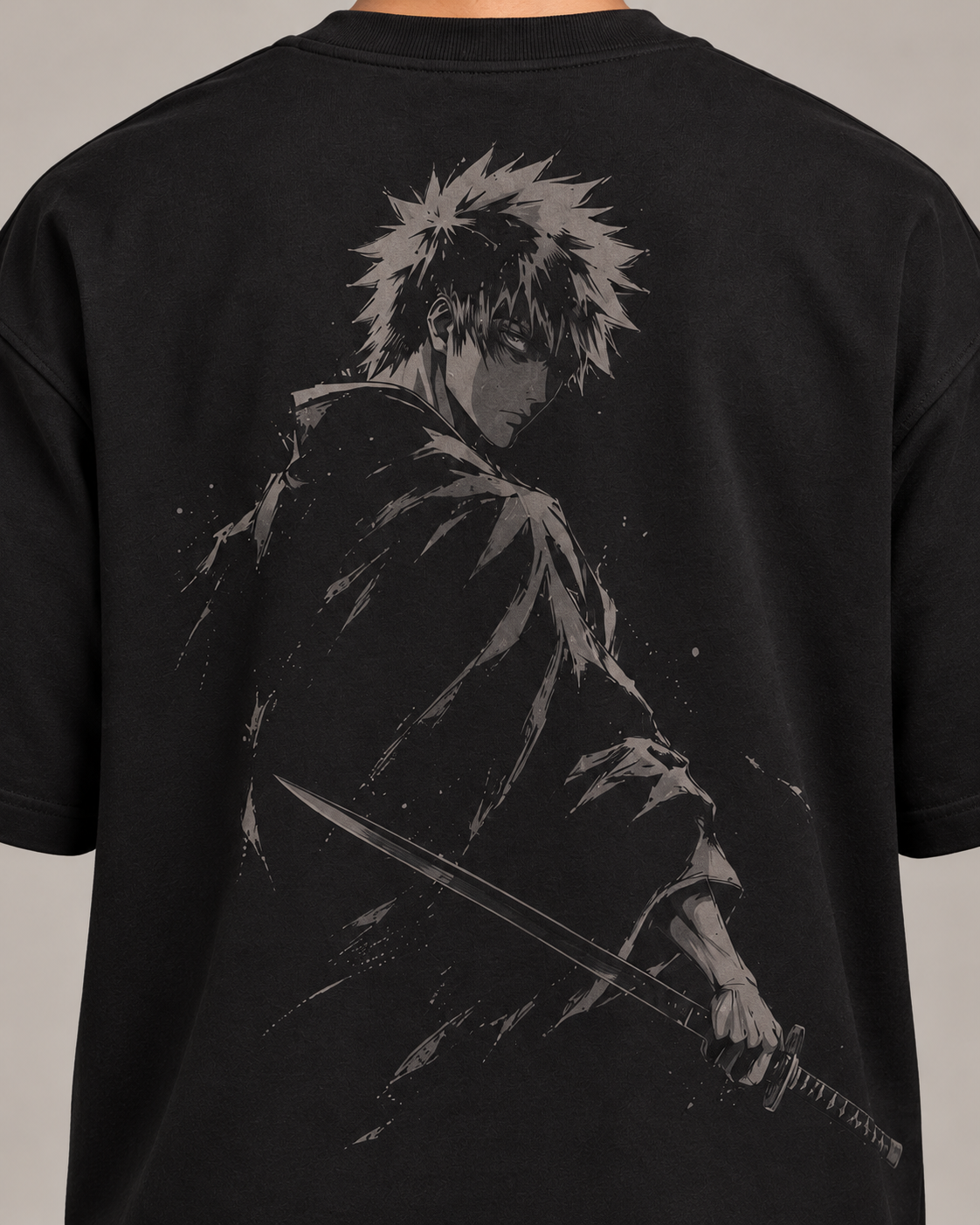 Bankai Carbon Black Premium Oversized T-Shirt