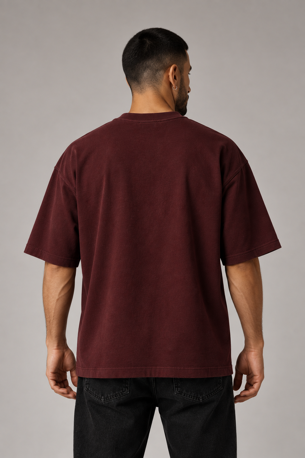 Calm Is A Flex Oxblood Premium Oversized T-Shirt