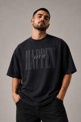 Let It Happen Midnight Navy Premium Oversized T-Shirt 1
