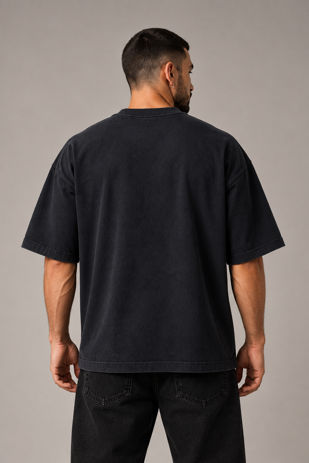 Let It Happen Midnight Navy Premium Oversized T-Shirt