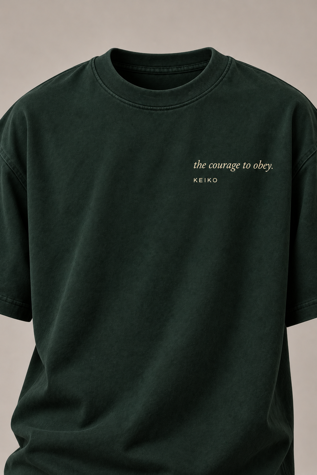 Obey The Clarity Forest Green Premium Oversized T-Shirt