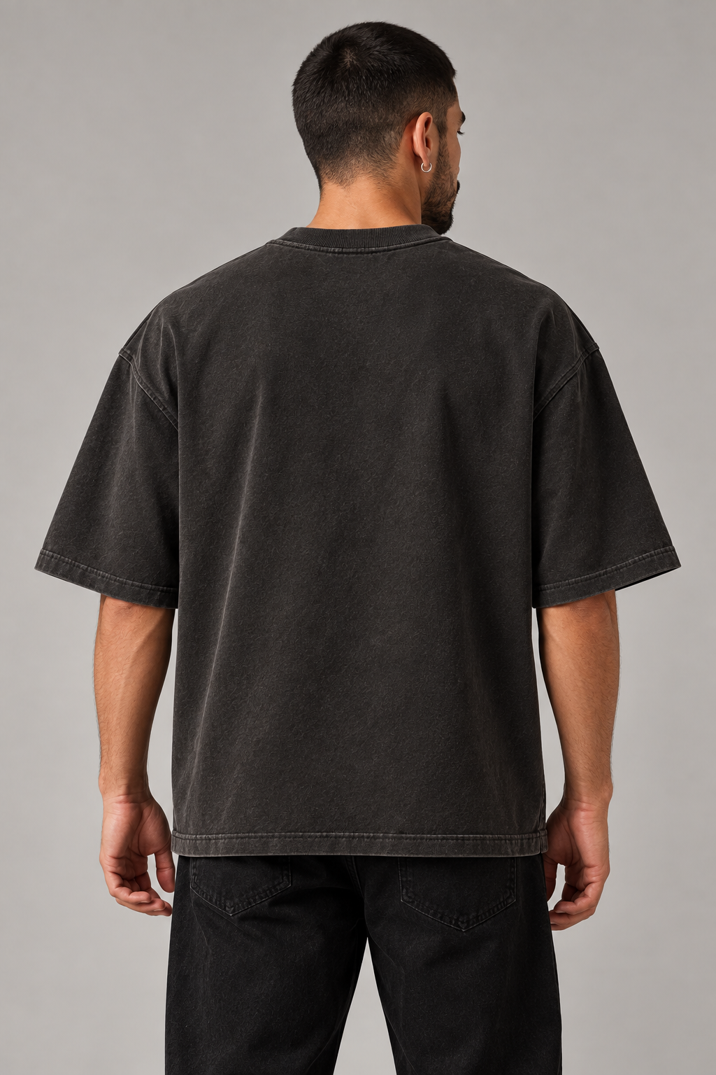 Outside The Label Charcoal Premium Oversized T-Shirt
