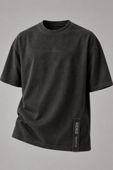 Outside The Label Charcoal Premium Oversized T-Shirt 3