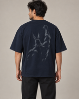 Plus Ultra Midnight Navy Premium Oversized T-Shirt 2