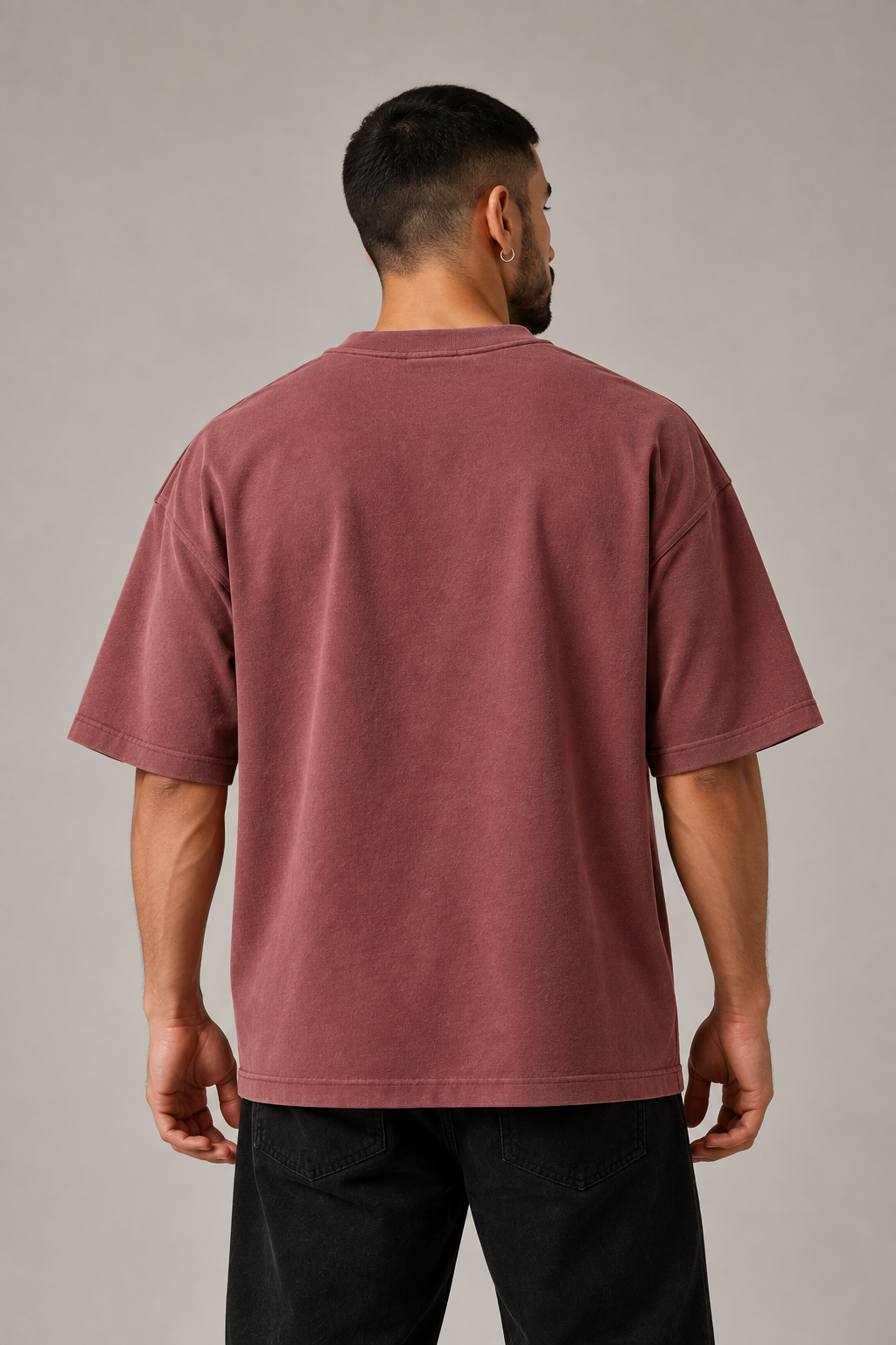 Rarely In A Rush Smoked Rose Premium Oversized T-Shirt