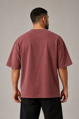 Rarely In A Rush Smoked Rose Premium Oversized T-Shirt 2
