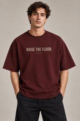 Standards Oxblood Premium Oversized T-Shirt 1
