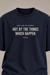 What Happens Ink Navy Premium Oversized T-Shirt 3