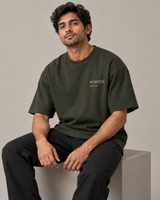 Worthy Dark Olive Premium Oversized T-Shirt 4