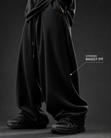 WHITE BAGGY JOGGERS - RELAXED 5