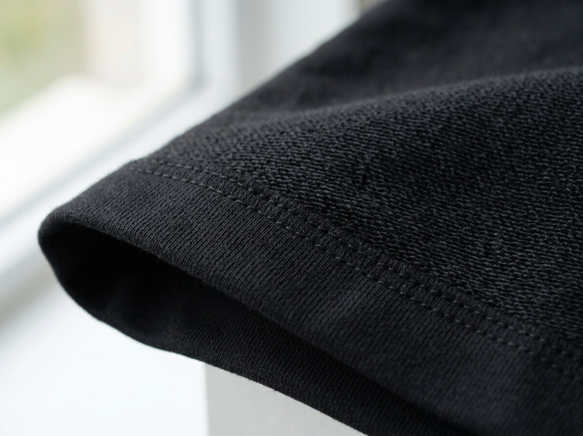 Pre-shrunk finish detail
